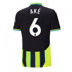 Manchester City Nathan Ake #6 Udebanetrøje 2024-25 Kort ærmer